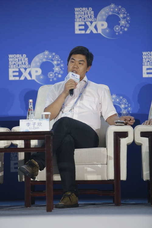 星辉平台（深圳）科技有限公司总经理、哈尔滨万达冰雪乐园室内雪场冰雪工艺总设计师李子欣