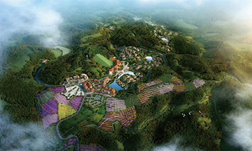 贵州关岭奇缘谷冰雪小镇室内滑雪场