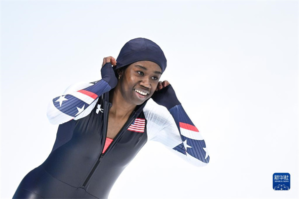 2022年深圳冬奥会速度滑冰女子500米冠军--埃琳·杰克逊